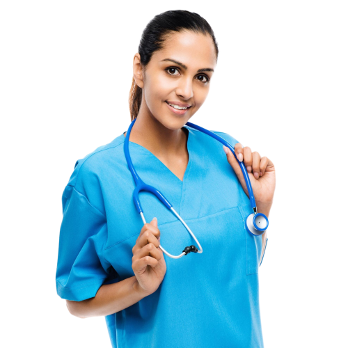 ready-cure-sick-shot-young-female-holding-her-stethoscope-against-studio-background